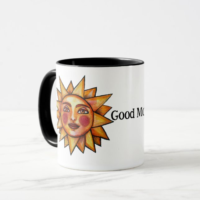 Summertime Sunshine Sun Face                       Mug (Front Left)