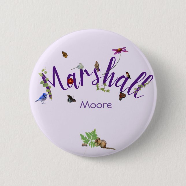 summertime with personality: 2 inch round button (Front)