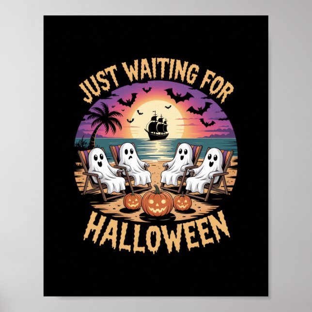 Summerween Beach Spooky Poster (Front)