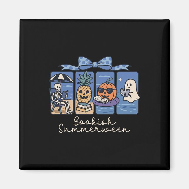 Summerween Bookish  Magnet (Front)