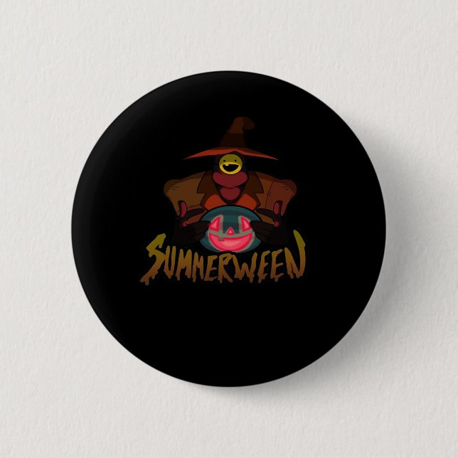Summerween Classic Funny 2 Inch Round Button (Front)