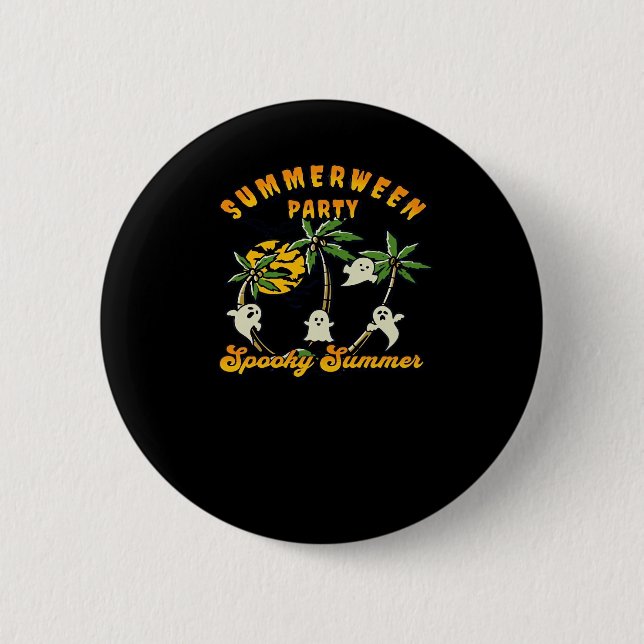 Summerween Classic Viral 2 Inch Round Button (Front)