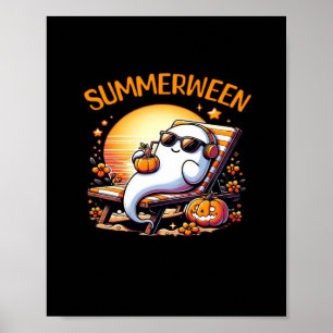 Summerween Cute Spooky Summer Poster