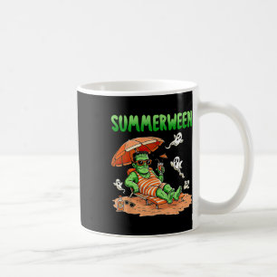 Summerween Halloween Hello Summer Frankenstein Boo Coffee Mug