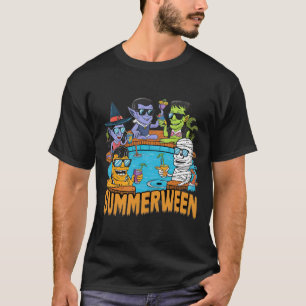 Summerween Halloween Spooky Monster For Men Women T-Shirt