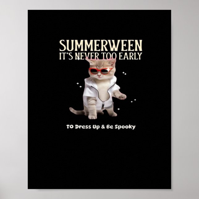 Summerween It's Never Too Early To Be Spooky Class Poster (Front)