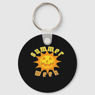 Summerween Jack O Lantern Sunshine Oversized Keychain
