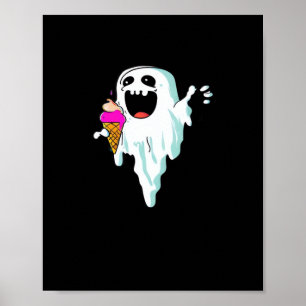 Summerween - Kawaii With IceCream Classic Poster