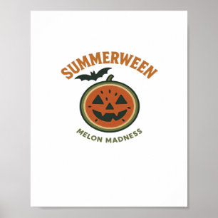 Summerween Madness – Spooky Watermelon Classic Poster