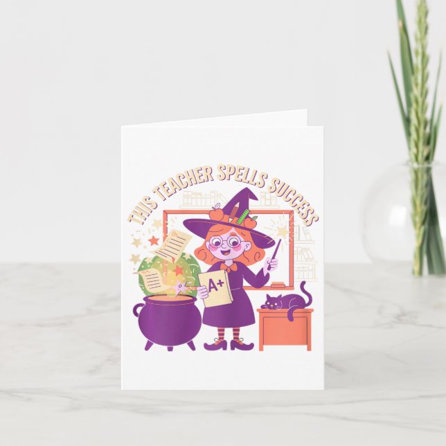 Summerween Skeleton Beach Party Halloween Vibes  Card (Front)