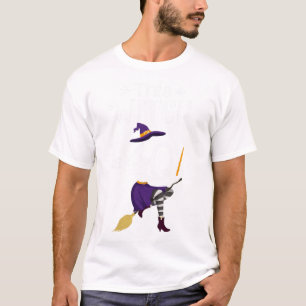 Summerween Skeleton Flamingo Halloween Summer Girl T-Shirt