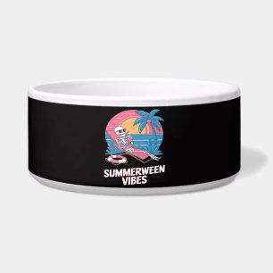Summerween Skeleton Summer Vacation Beach Funny