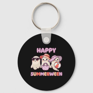 Summerween Summer Halloween Ghost Keychain