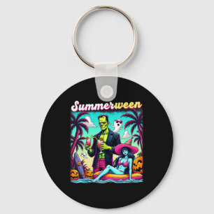 Summerween Summer Halloween Zombie Frankenstein Bo Keychain