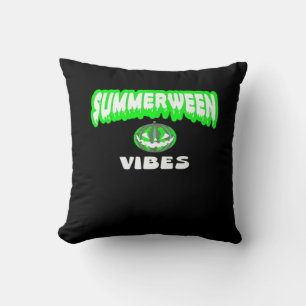 Summerween Vibes Classic Throw Pillow