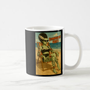 Summerween Vibes Retro Beach Gothic Style Tee  Coffee Mug
