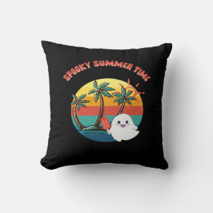 Summerween Vibes - Spooky Summer Time Classic Throw Pillow