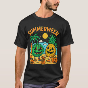 Summerween Watermelon  Pineapple Beach Vibes  T-Shirt