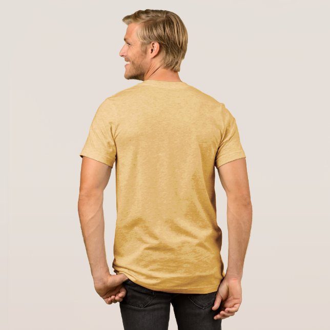 Summery Schnauzer Tri-Blend Shirt (Back Full)