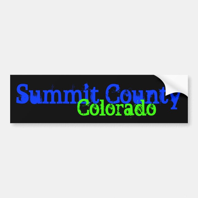 Summit County bumpersticker Bumper Sticker (Front)