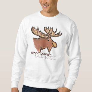 Summit County Colorado brown moose unisex shirt