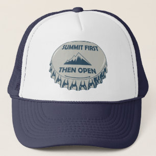 Summit First Then Open Trucker Hat