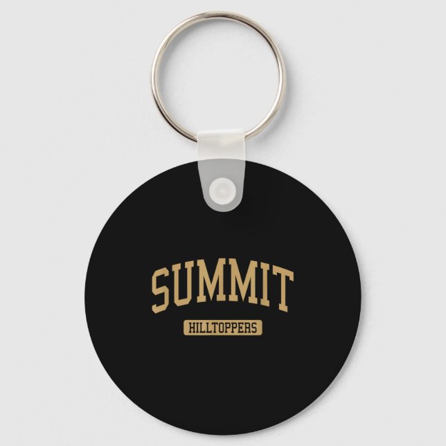Summit High School Hs Summit Nj Varsity Srts  Keychain (Front)