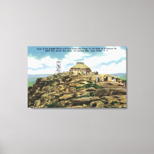 Summit House, Fire Observers Tower View Canvas Print