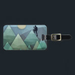 Summit Luggage Tag<br><div class="desc">Summit by Amanda Royale. Adventure: nature,  rock climbing,  hiking and biking,  running,  the love of mud and outdoor sports,  mountains,  big sky,  inspiration,  and getting away from it all.</div>