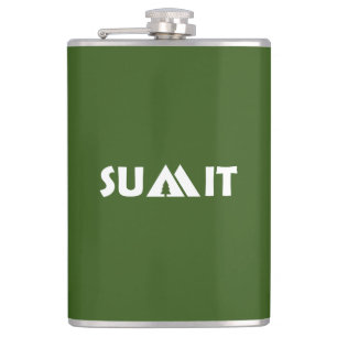 Summit Mountains Hip Flask