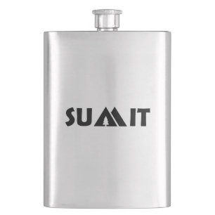 Summit Mountains Hip Flask