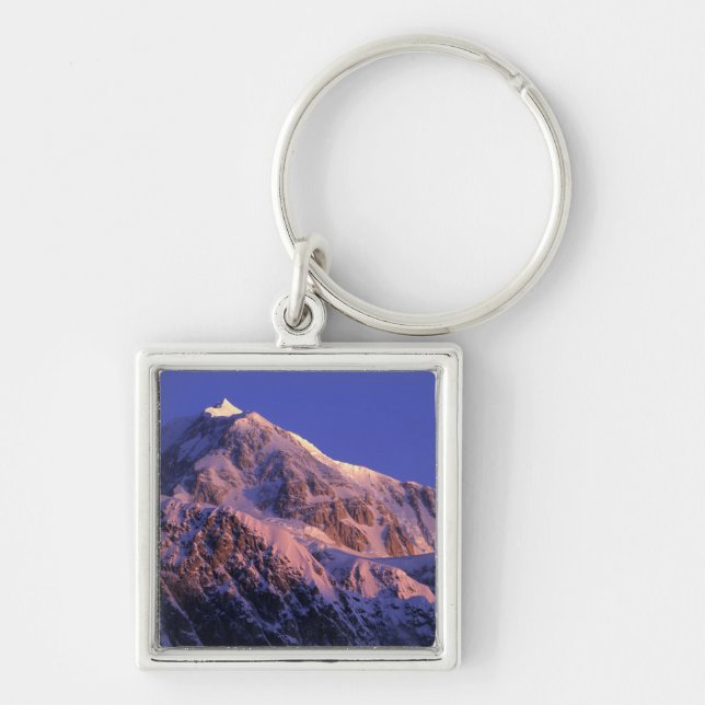 Summit of Denali Peak Mt. McKinley) at Keychain (Front)