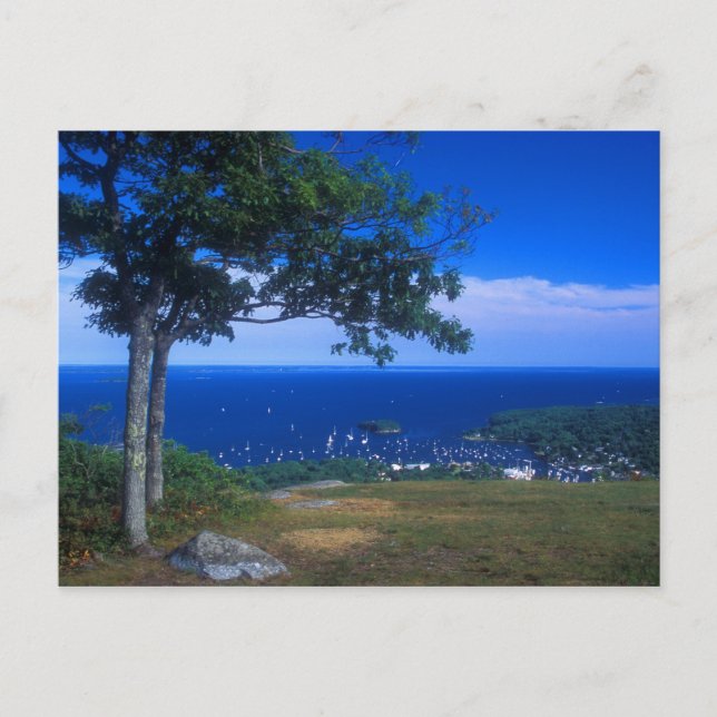 Summit of Mount Battie, Camden Hills Postcard (Front)