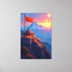 Summit Temple Canvas Print