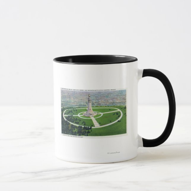 Summit View of the MA State Memorial Beacon Mug (Right)