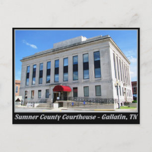 Sumner County Courthouse - Gallatin, TN Postcard