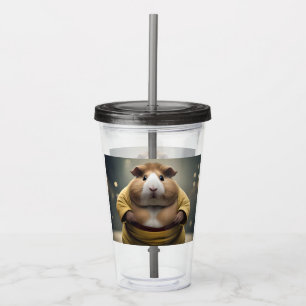 Sumo Guinea Pig, Acrylic Tumbler