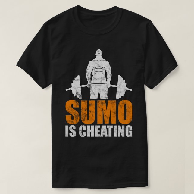 Sumo is Cheating T-Shirt (Design Front)