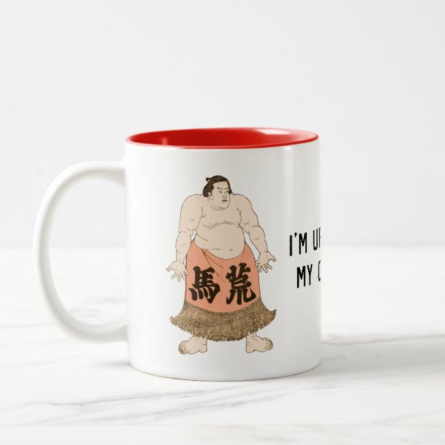 Sumo Morning Two-Tone Coffee Mug (Left)