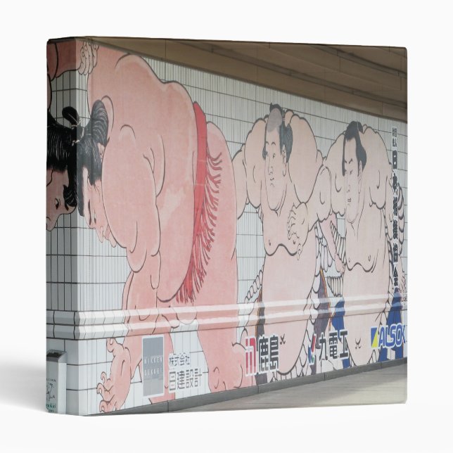 Sumo Mural Wall Art Binder (Front/Spine)