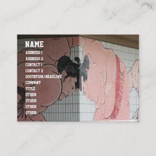 Sumo Mural Wall Art Business Card
