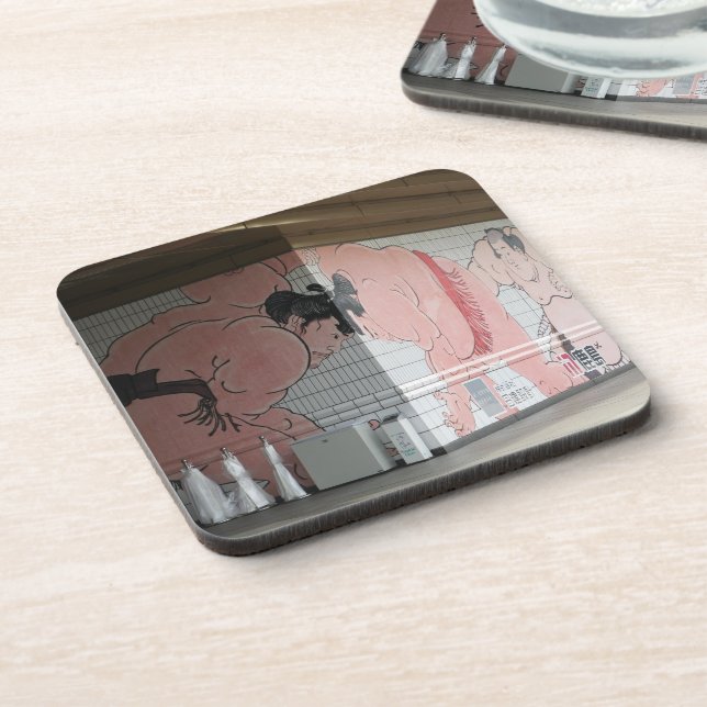 Sumo Mural Wall Art Coaster (Left Side)