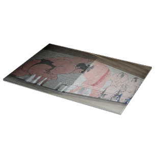 Sumo Mural Wall Art Cutting Board