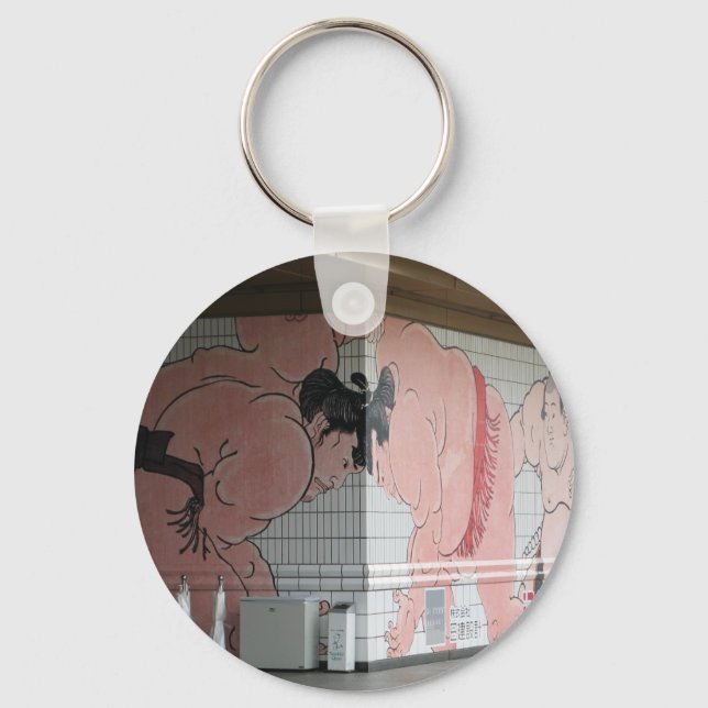 Sumo Mural Wall Art Keychain (Front)