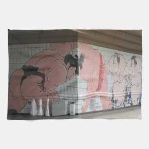 Sumo Mural Wall Art Kitchen Towel