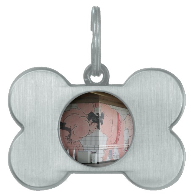 Sumo Mural Wall Art Pet Tag (Front)