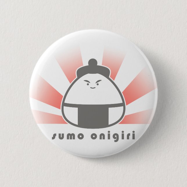 Sumo Onigiri 2 Inch Round Button (Front)