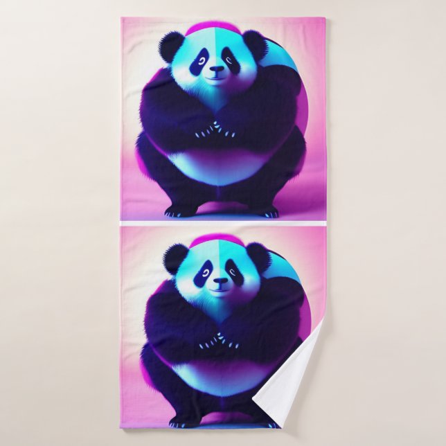 Sumo Panda Le Gnasher Bambou, Serviette De Bain (Serviette de bain)