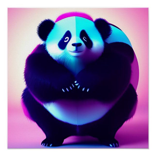 Sumo Panda The Bamboo Gnasher, Poster (Devant)
