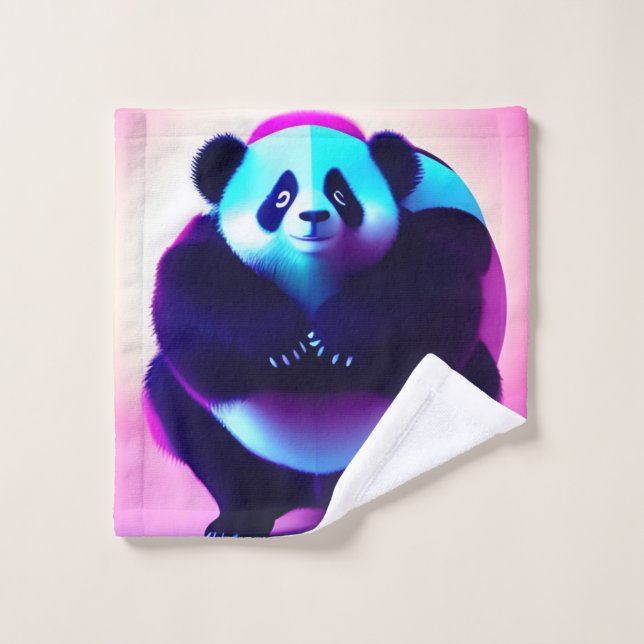 Sumo Panda The Bamboo Gnasher, Wash Cloth (Wash Cloth)